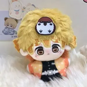 Agatsuma Zenitsu Plush Toy Nunu Sea Star Body Cotton Doll Furry Soft Stuffed Toy Anime Convention Souvenir Collectible Toy