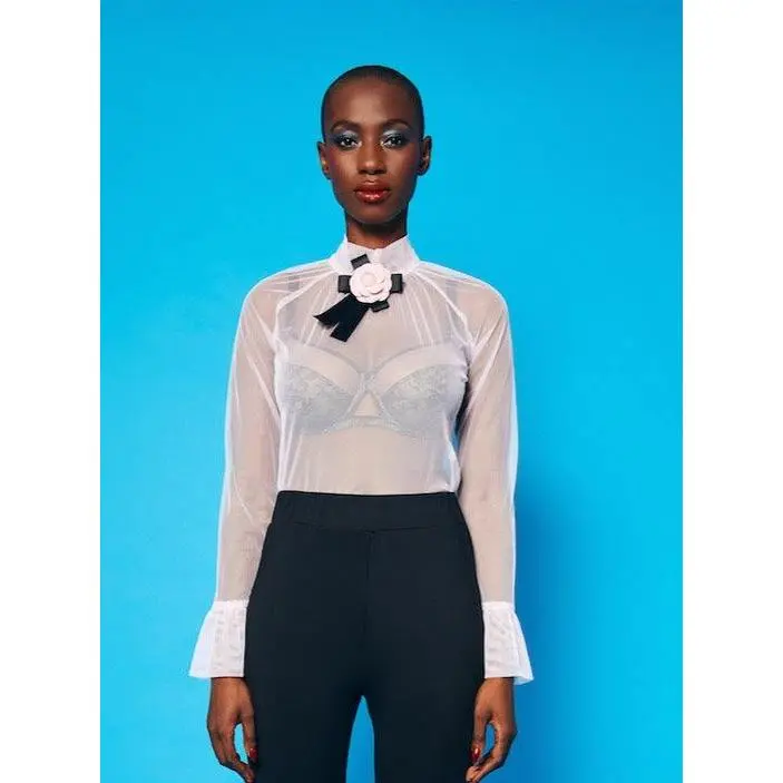 aŠady Tulle Blouse