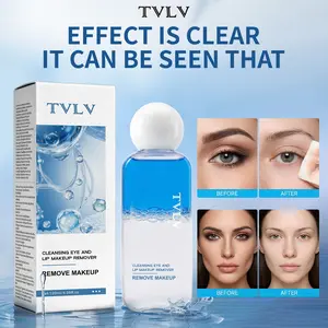 Gentle Eye & Lip Makeup Remover Liquid, Deep Cleansing, Quick Removal, Non-Greasy, Pore Refining, Soothing, No Irritation