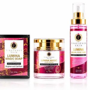 TINA TONER LUMINA GLOW FACE SET  ( sensitive skin)