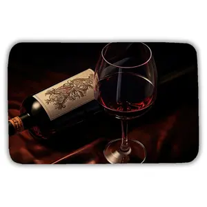 360 Stand 21x34 in. Distinguished Food Print Microfiber Foam Kitchen & Bath Mat - Washable, Super Soft, Water Absorbent, Contemporary Look, Unique Print, Home Decor Essential, Washable Kitchen Rugs, Super Soft Rug, Water Absorbent Rug