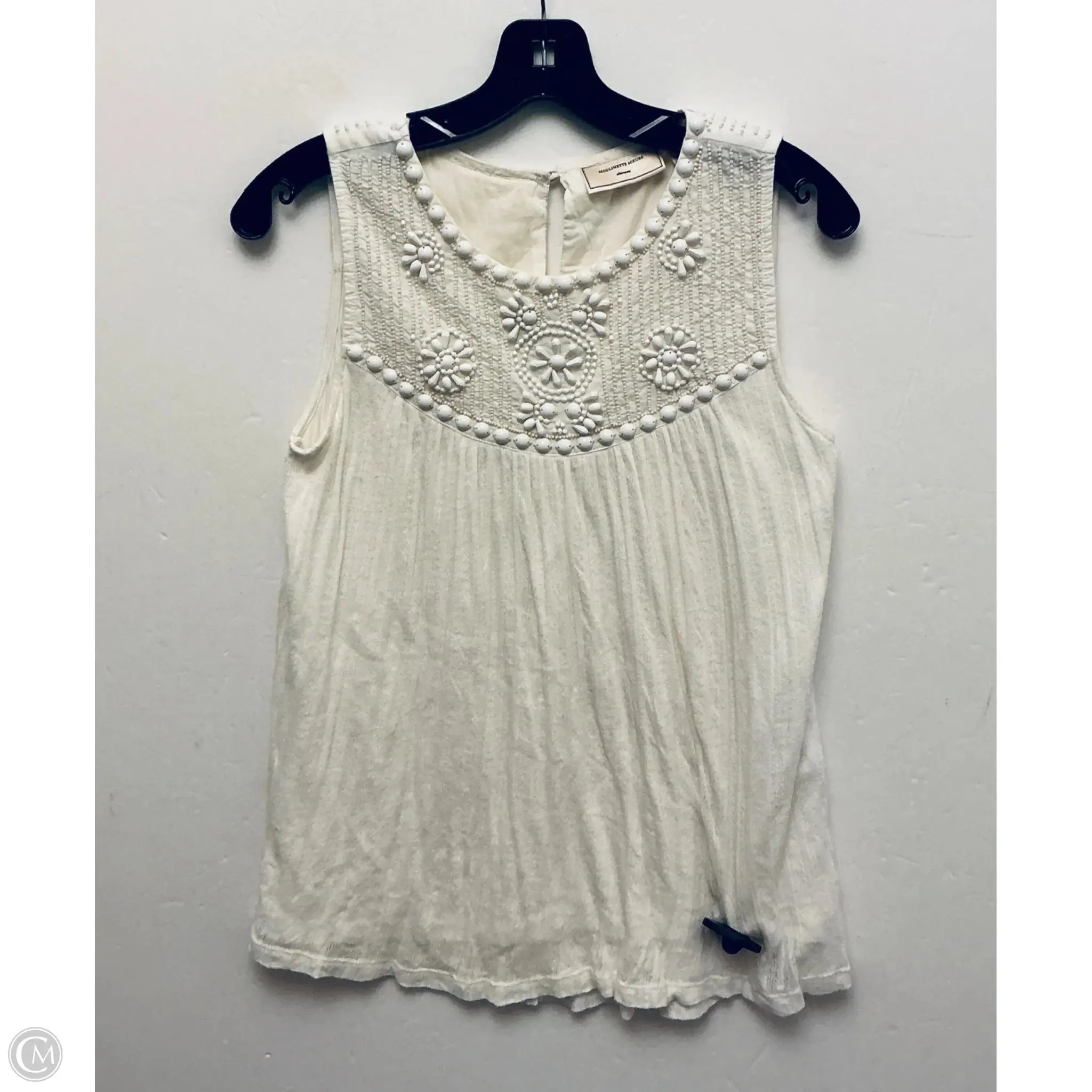 Top Sleeveless By Moulinette Soeurs In White, Size: S