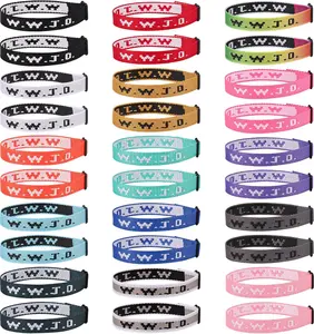 30 count WWJD Bracelet Pack for Women Men, Christian  Wristbands Gifts, W.W.J.D Adjustable Bracelets What Would  Do Bracelet
