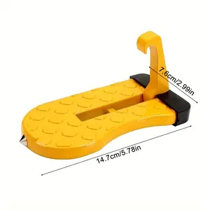 Valentines gift ,Universal Car Door Step Platform, Foldable Roof Luggage Rack, Locking Device Footrest, Glass Breaker, Fits Most Cars Suvs Trucks, Car Accessories