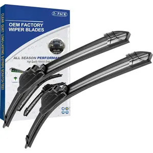OEM Quality Front Windscreen Wiper Blades for Dodge Avenger 2008-2014 Intrepid 1994-2004/Ford Flex 2009-2019/Lexus LX570 2008-2020 (24″+22″ Front Windshield Wiper Blade Set)