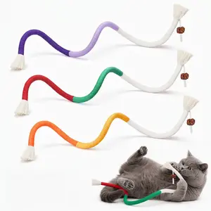 Cat Toys Chew Ropes 3Pcs, Safe Teeth Cleaning Toy for Indoor Kittens, Calming Interactive Kitty Toys  Kitten Teeth Cleaning Chew Toys for Dental Care#SummerVibes #petlovers