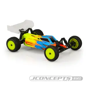 JConcepts Losi Mini-B “F2” Body w/ Wing – Clear (0452)