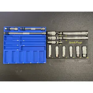 Harbor Freight Quinn 3/8&Quot; Spark Plug 14Pc Socket Set Organization Bins