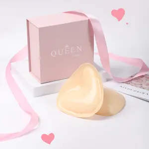 super deals Medical-Grade Silicone Push Up Bra solutions - 2 Cup Instant Boost invisible Adhesive Pads Nipple reusable Waterproof & Sweatproof Perfect For Strapless Dresses And Halter Tops Outfits Backless Womenswear Fabric