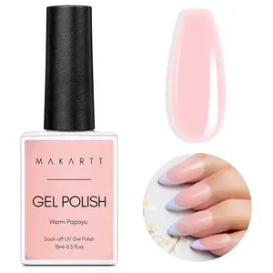Makart Jelly Nude Gel Nail Polish - 15ML bubble bath nails funny bunny gel polish Nail Art Nail Care