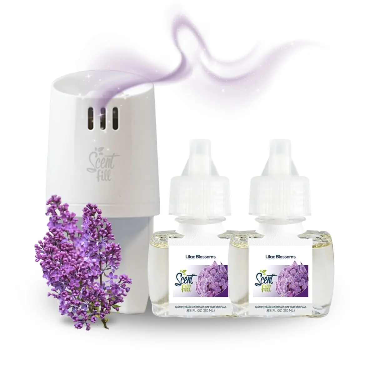 Lilac Blossoms Plug in Refill Air Freshener Starter Kit
