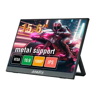 Anmite 15.6" Portable Monitor: 1080P HDR for Gaming, Work & Travel (PS5, Xbox, Switch, Laptops)