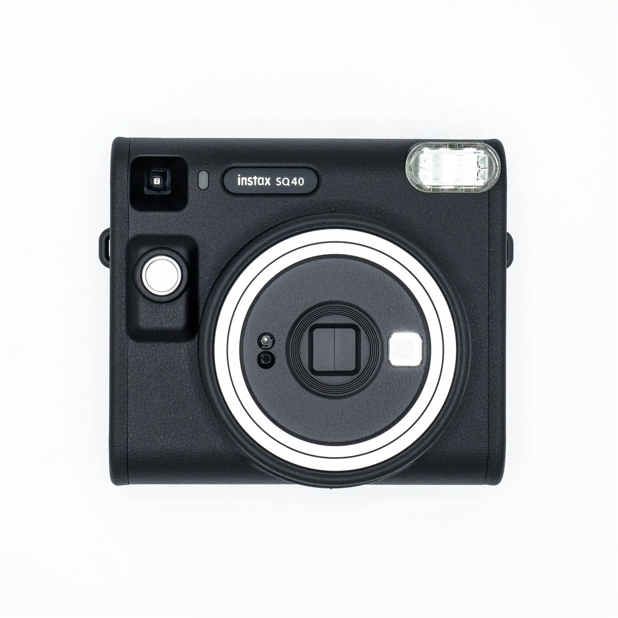 Fujifilm instax SQUARE SQ40 Compact Instant Film Camera - Black Retro Design, Auto Exposure, Built-in Flash, High-Quality Lens, Selfie-Friendly Feature
