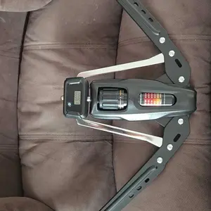 Merach Hydraulic Arm Trainer with Counter, 22-440lbs Adjustable Chest Expander for Home Gym, Arm & Shoulder Strength Training Equipment