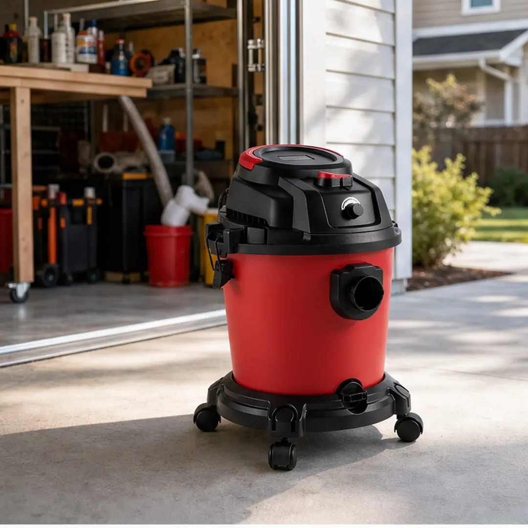 5 Gallon Wet Dry Vacuum 4.3 Peak HP 3-in-1 Shop Vac with Blowing Function Wet/Dry Vacuum Cleaner for Floor Upholstery Car Gap Home Workshop Black Red Plastic, Black+Red Color Options, Plastic Material, Product Weight: 10.36 lb