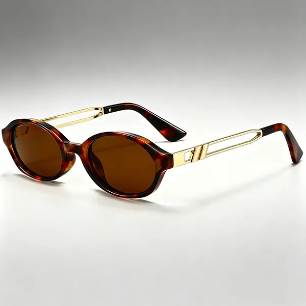 Women's Vintage Cat-Eye Sunglasses - Tortoiseshell Full Rim Statement Frames, PC Hollow Out Optical Lenses, Gold Accessories, Comfortable Premium Frames, Ideal for Daily Wear, Back to School Holiday, Night City Walks, Casual Boho Fashion Lovers, Womens Su