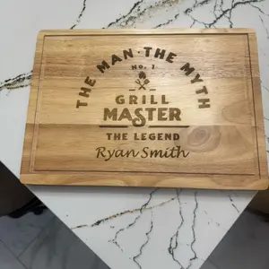 Personalized Grill Master cutting Board- include the name you want in the notes when checking out.
