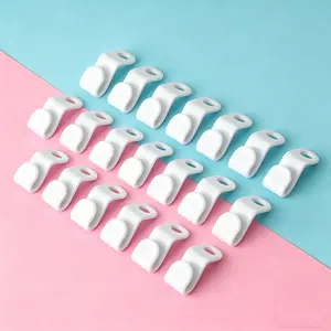 20-Piece Hanger Connectors, Anti-Slip Closet Organizer, Foldable Multi-Layer Hanging Hooks, No-Install Wardrobe Accessories