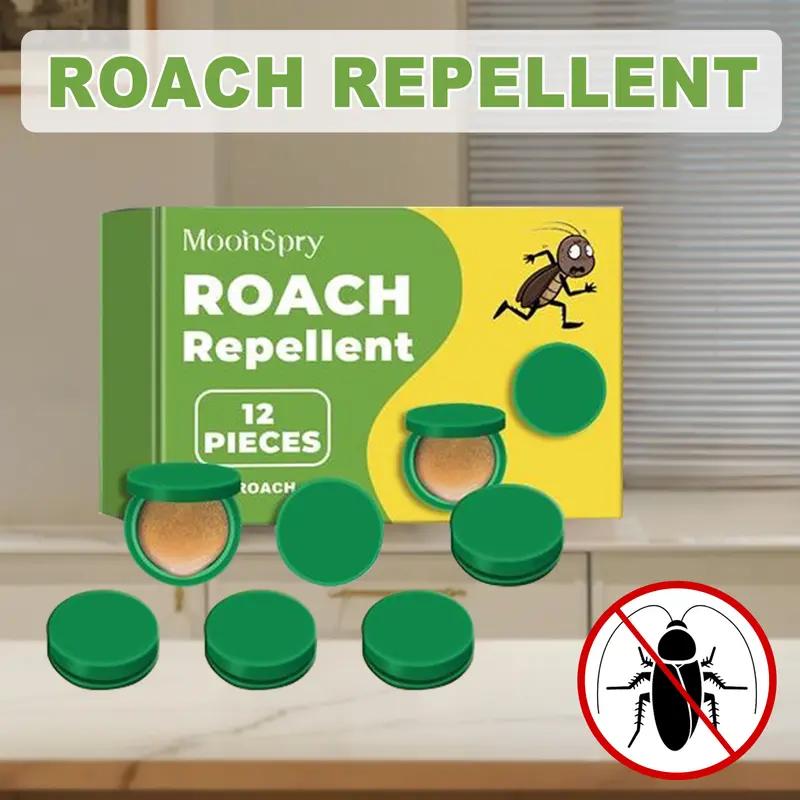 MoonSpry Roach Repellent, Domestic Dormitory Kitchen Powerful Cleaning Cockroach Exterminator Cockroach Gel Bait Pest Control Kit Rodent Repellent Pouches for Indoor & Outdoor Multi-Surface Microfiber Floor Mop roach killer indoor infestation and Trap moo