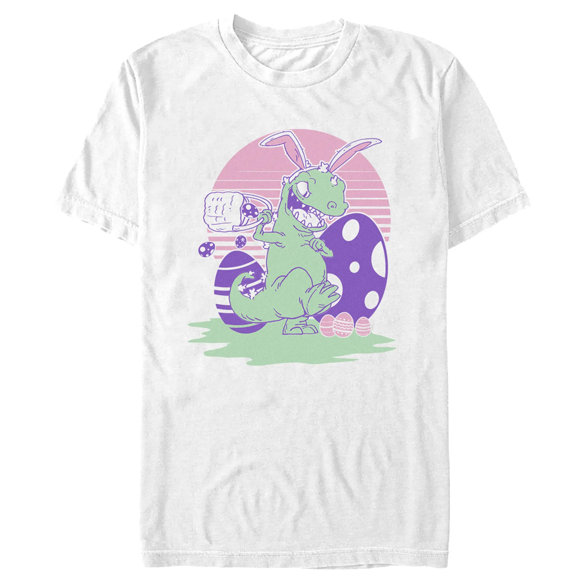 Men's Rugrats Reptar Easter Eggs T-Shirt