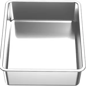 2Pcs Stainless Steel Dog Bowl, 50 Oz, 5 Cups, Modern, Silver, 9.1 x 6.8 x 4.3 Inches, Medium & Large Dogs