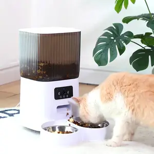 5L Automatic Pet Feeder – Smart Cat & Dog Food Dispenser with Single/Double Bowl & WiFi Camera Options