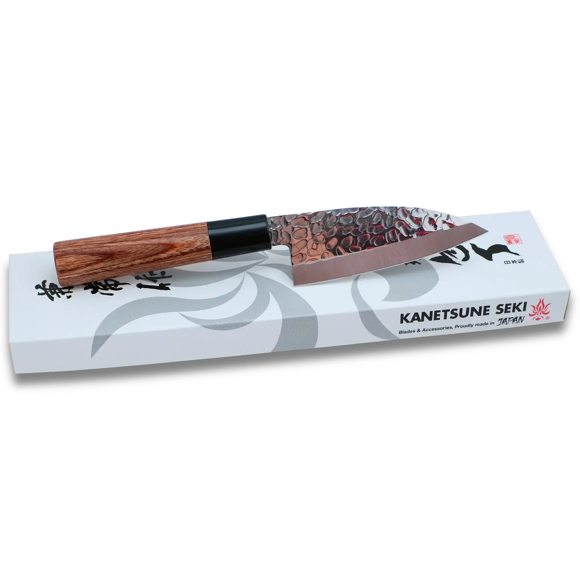 KC 950 Series KO Deba-Style Knife - 105mm Tsuchime Edge High-Carbon SS Blade, Daido-Made, Compact Form, Japanese Handle, Precision-Focused for Sushi Making, Home Cooking, Adult-Friendly Kitchen Knives