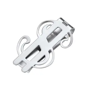 PROSTEEL Dollar Sign Money Clips Stainless Steel Wallets Clip Jewelry Unisex For Men Women with Gift Box