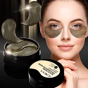 60 pieces of ILISYA Black Pearl collagen eye mask, containing nutrients such as Asiaticum and collagen, deeply hydrating and moisturizing, making the skin look better, the whole face can be used, the perfect choice for men and women