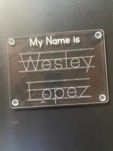 Name Tracing Board | Dry Erase Learning Board | Reusable Personalized Washable Board | Preschool Learning | Education Supplies