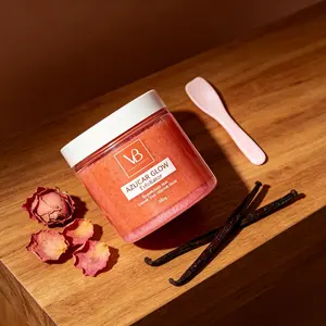 VB Azucar Glow Brightening Sugar Scrub - Exfoliating Facial Cleanser - Smooth Glowing Skin