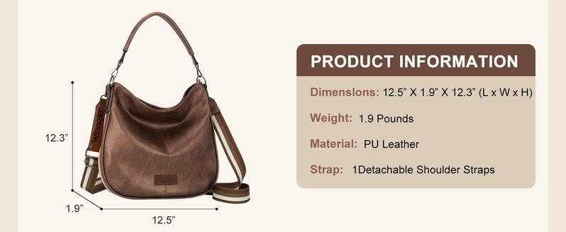Wrangler Hobo Bags Large Crossbody Bags for Women Shoulder Purses with Striped Cotton Straps Wrangler Hobo Bags Large Crossbody Bags for Women Shoulder Purses with Striped Cotton Straps