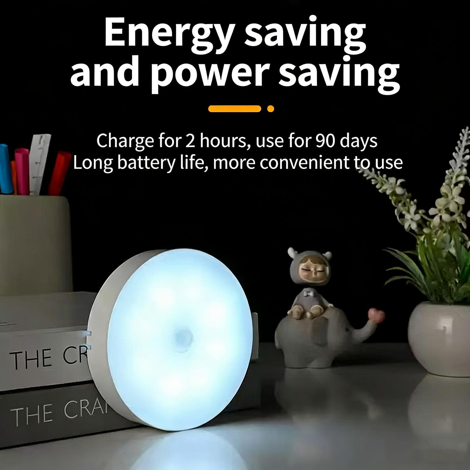 Dimmable touch light, rechargeable battery-powered touch light, magnetic adhesive wardrobe light with two lighting modes and USB charging mode, wireless magnetic sticker night light, 3000K warm white light, powered by a 1000 mAh battery, warm yellow, dimm