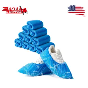 Shoe Covers Disposable Non Slip - Pack of 110 (55 Pairs), Fits Up To 11 US Men and 13 US Women Size