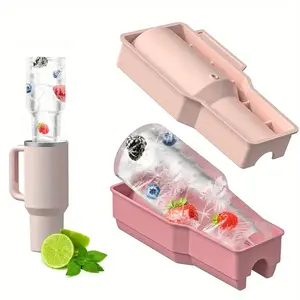 Silicone Ice Cube Tray for Cup, Ice Cube Mold with Lid, Easy-release Mold for Customizable Ice Cubes, Bar Utensils for Home Kitchen, Ice Molds