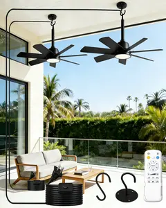 2026 New Model 7-Leaf Ceiling Fan with Light, High-Wind Household Ceiling Fan for Living Room, Dining Room