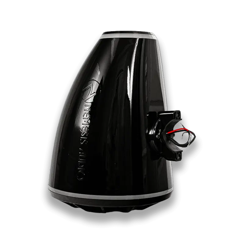 Nemesis Audio WAKE-12 | 12 Inch 600W RMS Horn Loaded Marine Tower Speakers w/ RGB Lighting