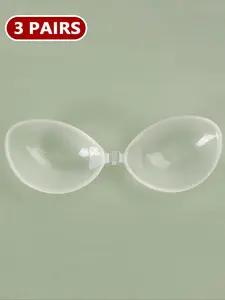 Women's Transparent Strapless Push Up Bra, Invisible Self-adhesive Silicone Bralette, Minimalist Women's Lingerie for Daily Wear, Underwear, Womenswear