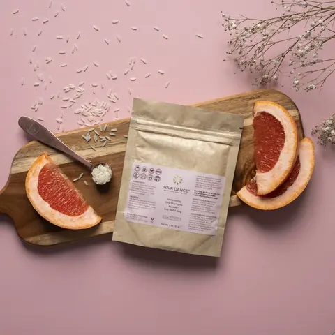 Dry Shampoo Powder Eco-Refill Bag in Grapefruit - Organic Ingredients - Volumizing & Lightweight (2 oz) | Made in USA | Haircare