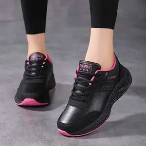 Waterproof Non-slip Soft Sole Women's Comfortable Sports Sneakers, Casual Shoes for Kitchen Work Closed Footwear Running Girl