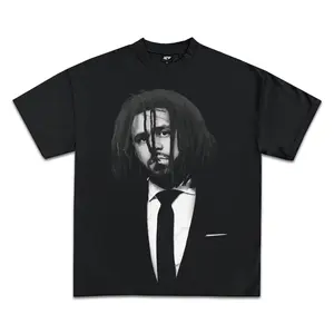 J COLE T-SHIRT Rare Rap Album Merch Tour Tee Drake Kendrick Lil Durk Pusha T Childish Gambino Young Thug Playboi Yachty Rodman Hip Hop