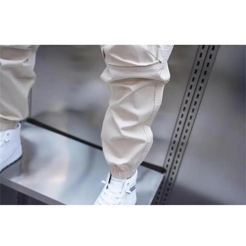 Men's Harem Pants Man Breathable Men's Clothing  New Casual Pants Man Straight Trousers, Casual Regular Fit Utility Jogger Bottoms, Men's Trousers for All Seasons, Pants for Men, Mens Pants, Pants for Men