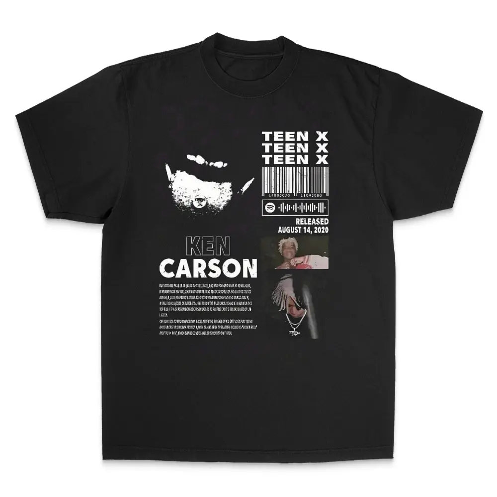 Rapper Ken Carson Teen X Music Album Graphic T-Shirt