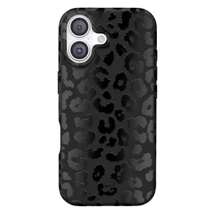 Velvet Caviar Black Leopard iPhone Case - Cute & Trendy Phone Cases for iPhone with Stylish Girly Design and Shockproof Protection Screen Protector