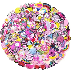 35,50,100Pcs Random Shoe Charms for Girls Cartoon Cute PVC Shoes Accessories Charms,Lovely Charms Pack for Kawaii Pink Charms Shoe Decorations & Bracelet Wristband Party Gifts
