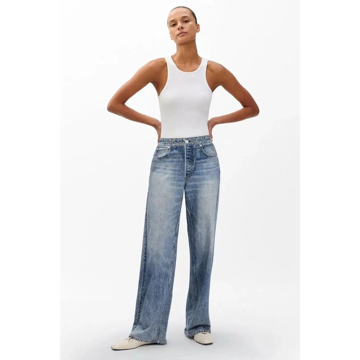MIRAMAR TERRY WIDE LEG PANT