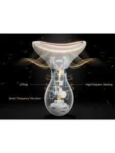 Say Goodbye to Neck Lines! Electric Neck Lifting Massager Firms & Tightens Sagging Skin, Smooths Wrinkles & Defines Jawline, EMS & Heat Technology Boosts Circulation, Portable Cordless Design, Rechargeable