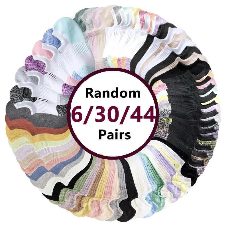 Women's Thin Candy Colored Soft Colorblock Low-Top Ankle Sport Socks, Casual Stylish Socks for Women, Mixed Color Packs (6/12/18-Pair Options Including Mixed Color-6 Pairs), Candy Colored Socks