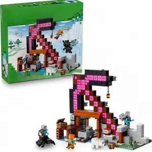 Mine Themed Building Set, Adventure Mining Model Toy with Character Figures, Birthday Gift for Game Fans