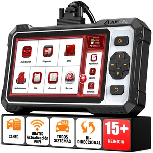 ANCEL FX6100 Bidirectional OBD2 Scanner, All System Car Diagnostic Scanner with Active Test,15+ Reset, EPB/BMS/SAS/D-PF Reset/ABS Bleeding/Injector Coding, FCA&CANFD, AutoVin, Lifetime Free Upgrade fathersdaygift